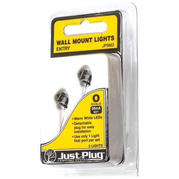 WOODLAND SCENICS O Entry Wall Mount Lights