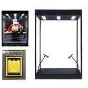 KING CREATION Display Case Large LED Lighted - Ideal for Figures (W) 28.8