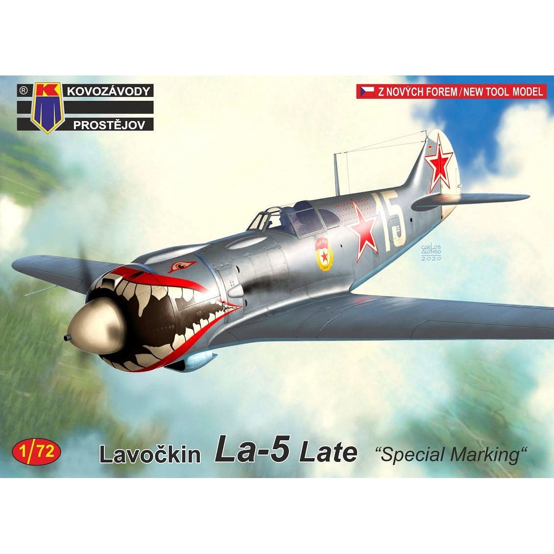 Kovozavody 1/72 La-5 Late "Special Marking" Plastic Model Kit