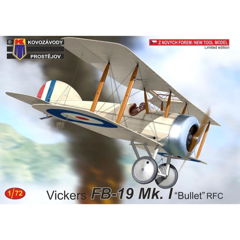 KOVOZAVODY 1/72 Vickers FB-19 Mk.I "Bullet" RFC