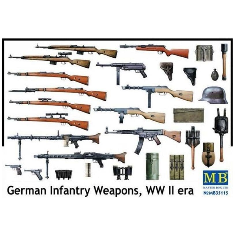 MASTER BOX 1/35 German Infantry Weapons Set