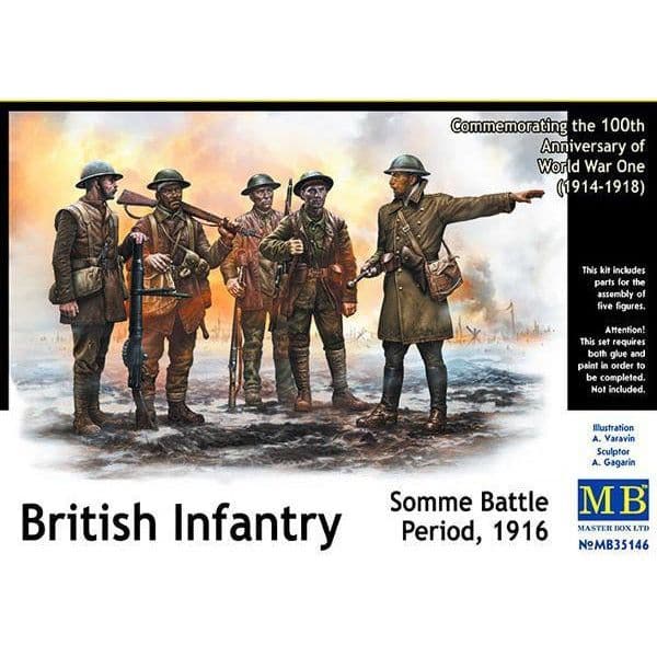 MASTER BOX 1/35 WW1 Battle of Somme British Infentry