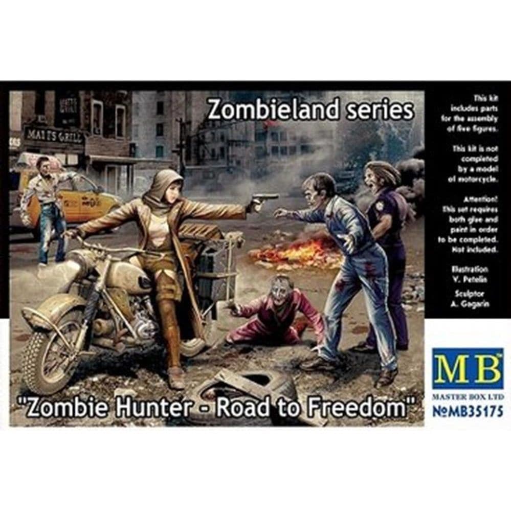 MASTER BOX 1/35 Zombie Hunter: Road to Freedom