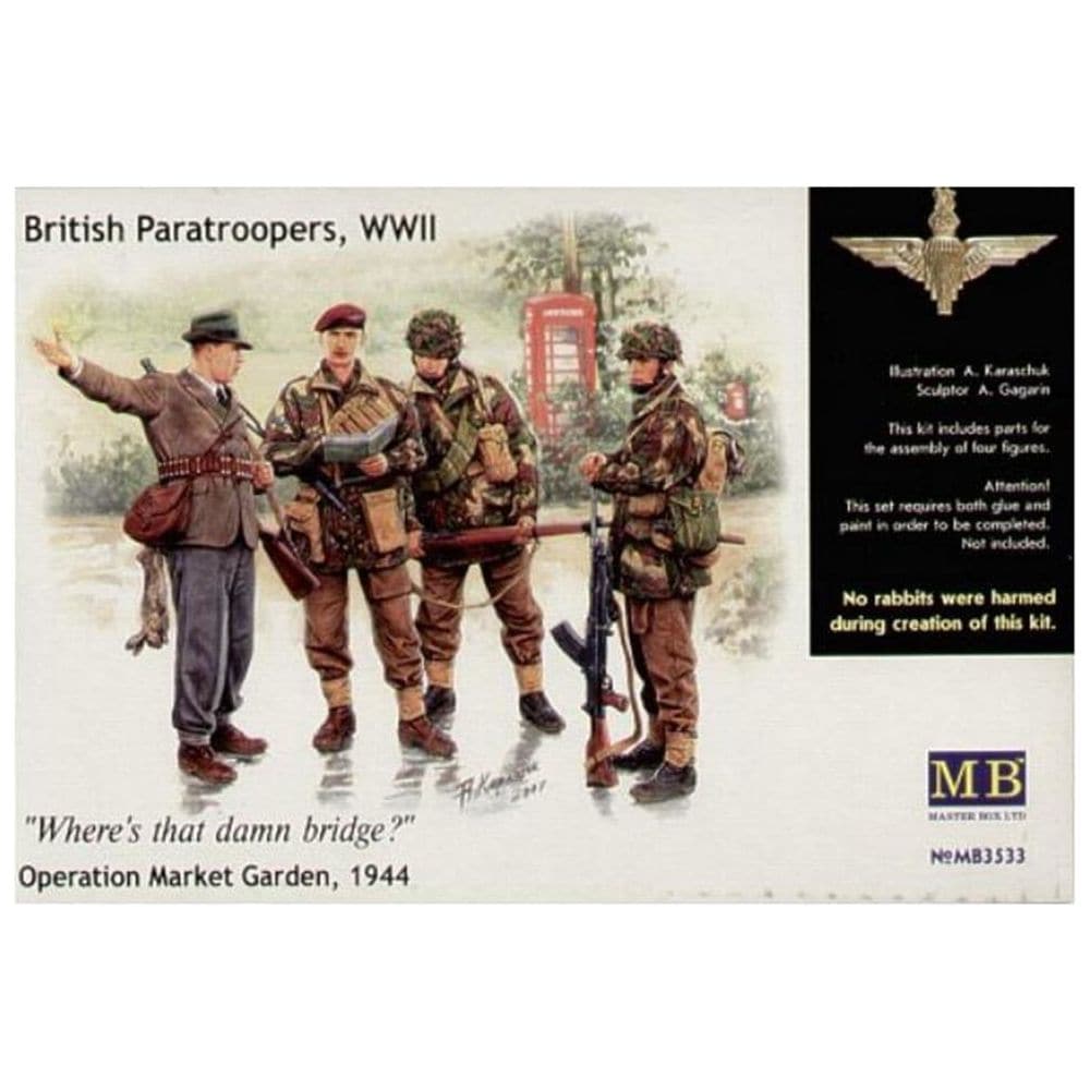 MASTER BOX 1/35 British Paratroopers 1944 Kit #1