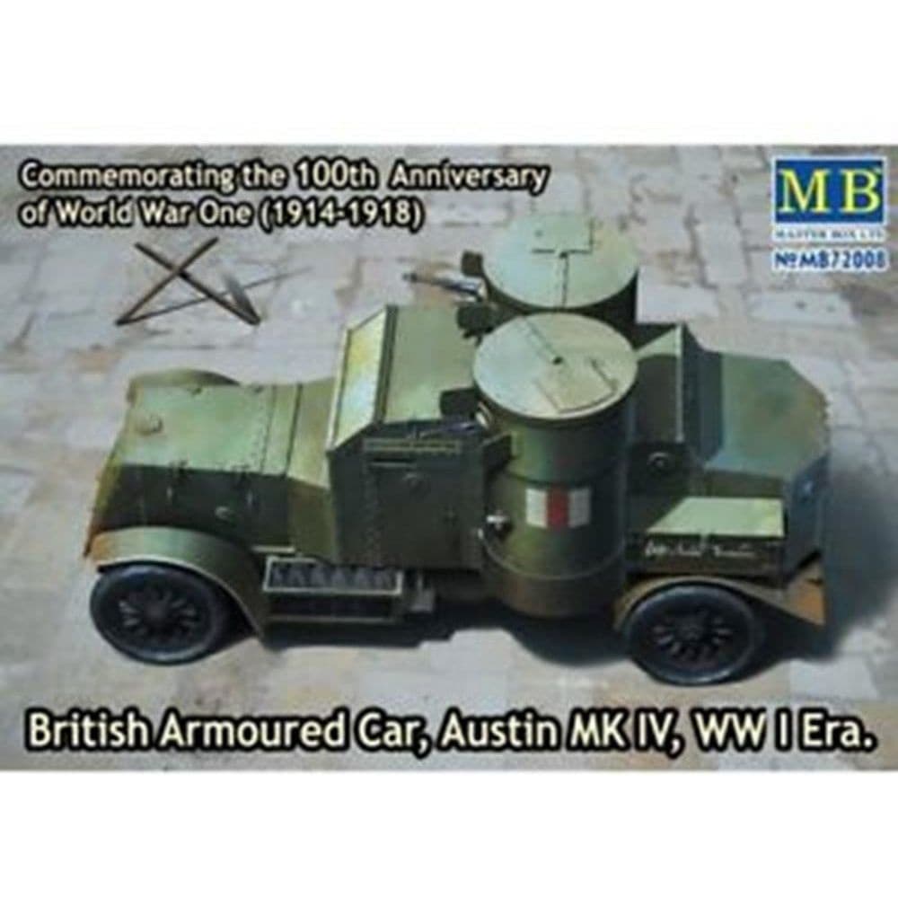 MASTER BOX 1/72 Austin Mk.4: Armored Car WW1 Era