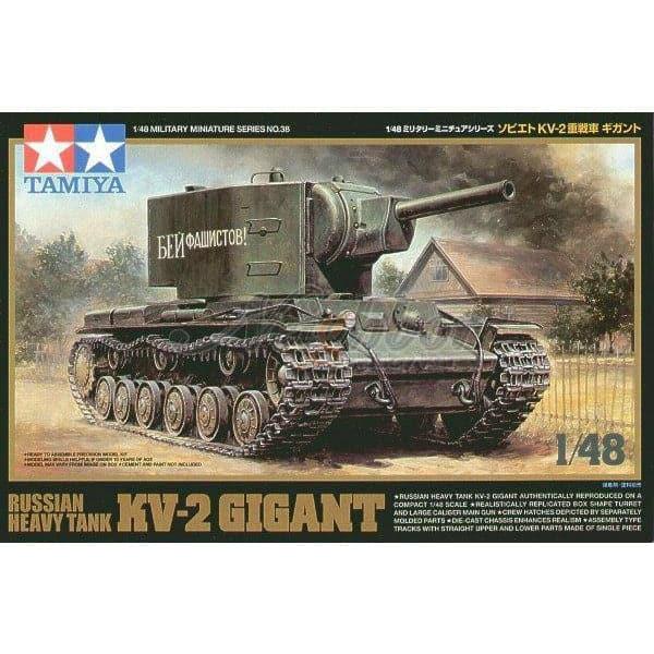 TAMIYA 1/48 Russian Heavy Tank KV-2 Gigant