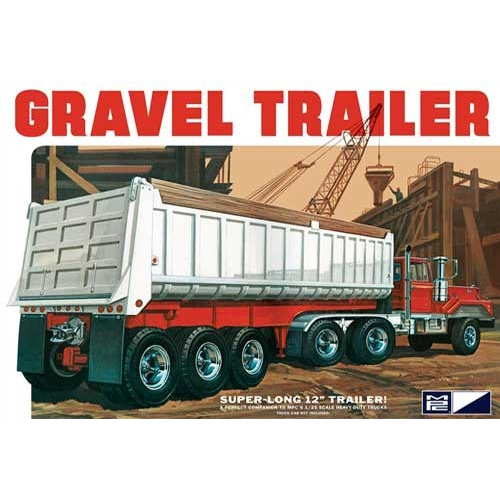 MPC 1/25 3 Axle Gravel Trailer