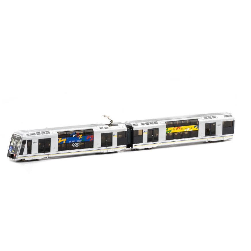 AUSCISION HO Tangara - City Rail Blue/Yellow L7 - Sydney 2000, T6 (Mortdale) - 4 Car Set