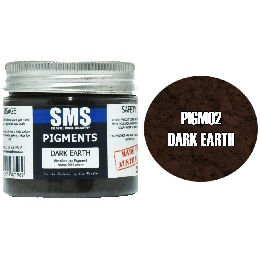 SMS Pigment Dark Earth 50ml