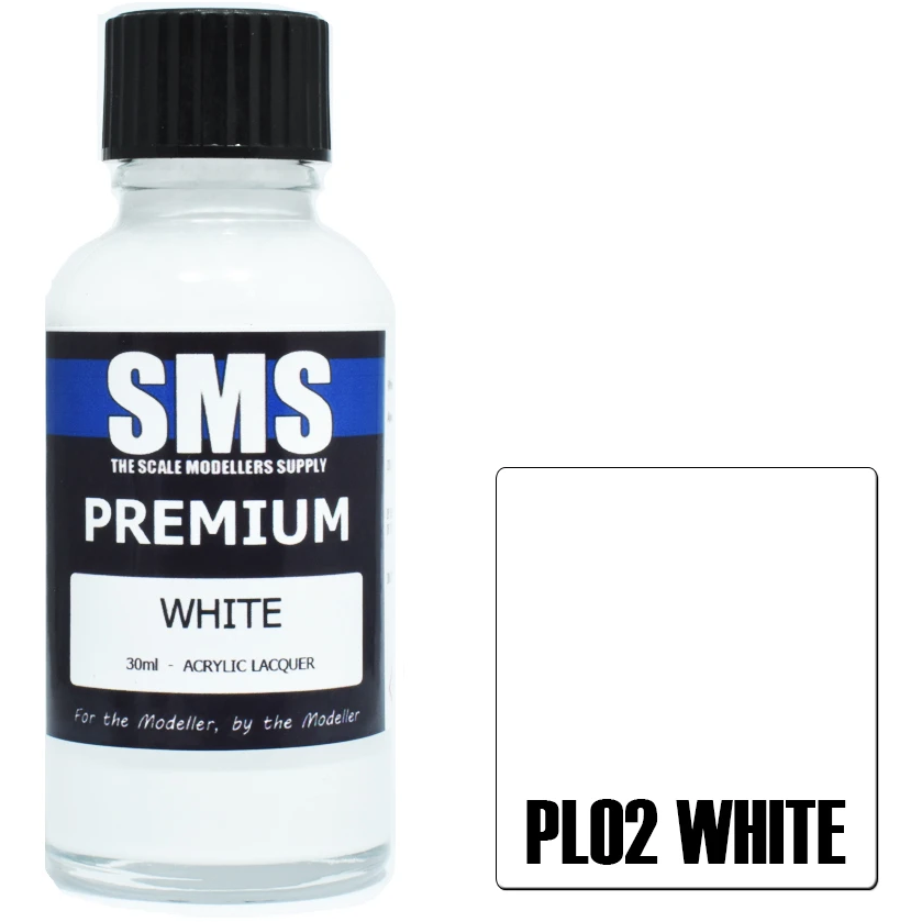 SMS Premium White Acrylic Lacquer 30ml