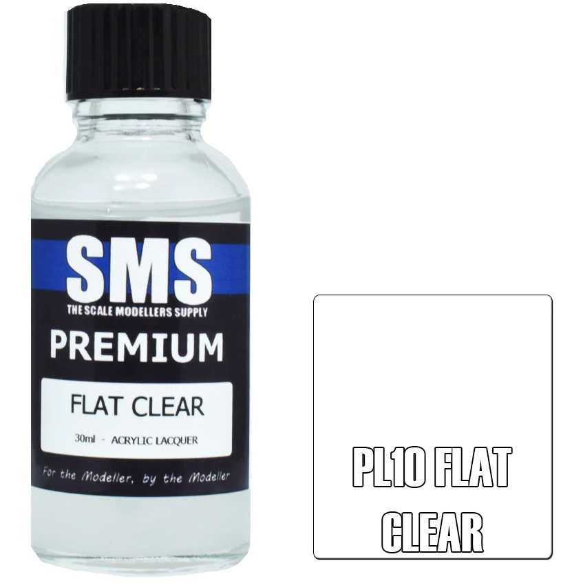 SMS Premium Flat Clear Acrylic Lacquer 30ml