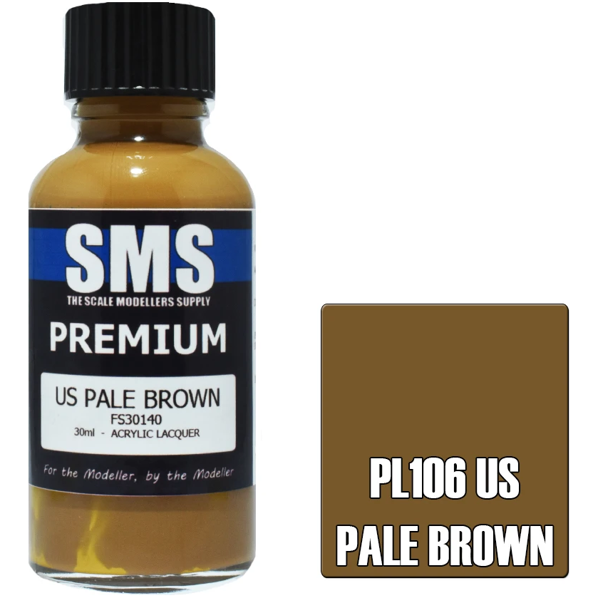 SMS Premium US Pale Brown Acrylic Lacquer 30ml