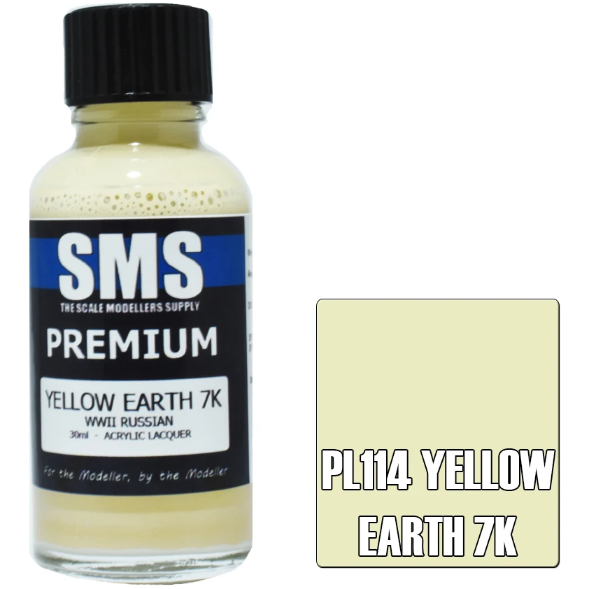 SMS Premium Yellow Earth 7K Acrylic Lacquer 30ml