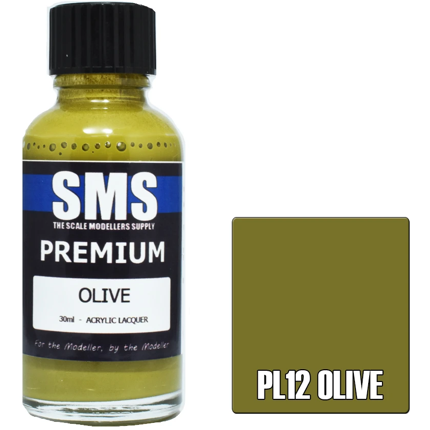 SMS Premium Olive Acrylic Lacquer 30ml