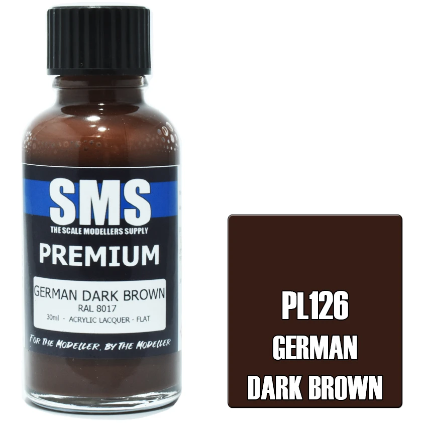 SMS Premium German Dark Brown Acrylic Lacquer 30ml