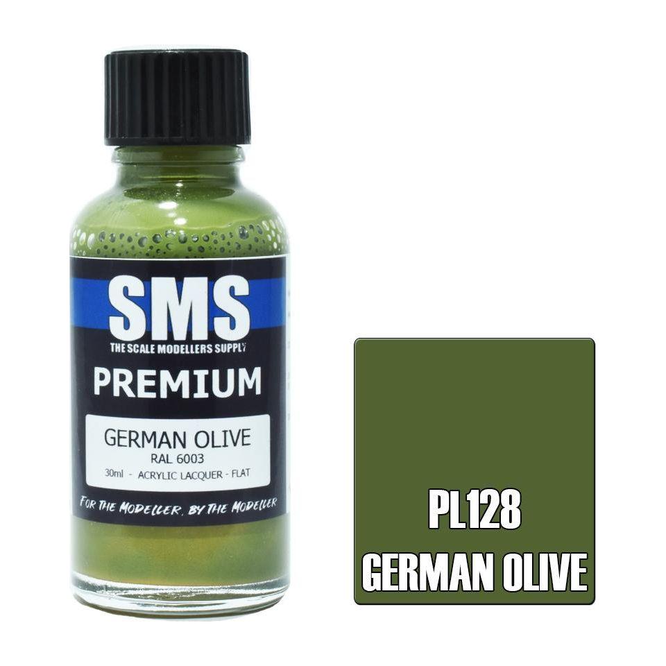 SMS Premium German Olive RAL6003 Acrylic Lacquer 30ml