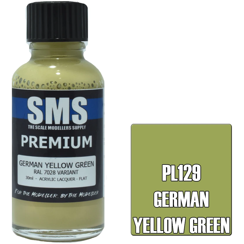 SMS Premium German Yellow Green Acrylic Lacquer 30ml