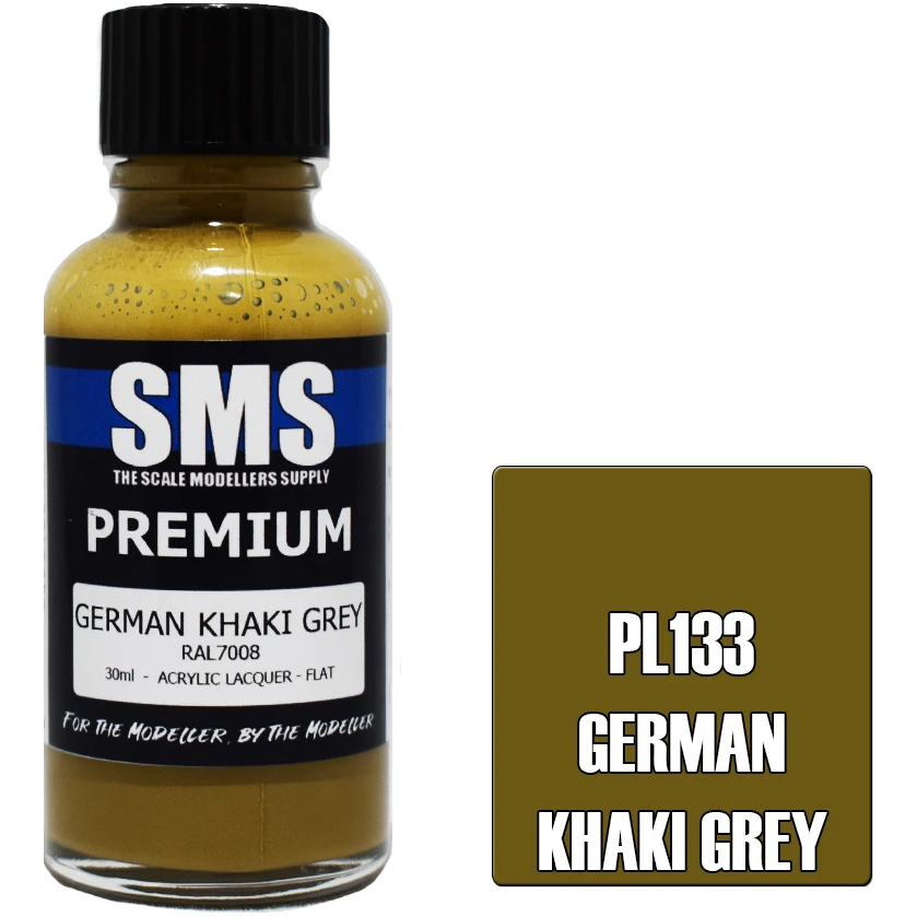 SMS Premium German Khaki Grey RAL7008 Acrylic Lacquer 30ml