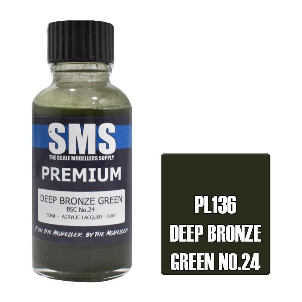 SMS Premium Deep Bronze Green BSC No.24 Acrylic Lacquer 30m