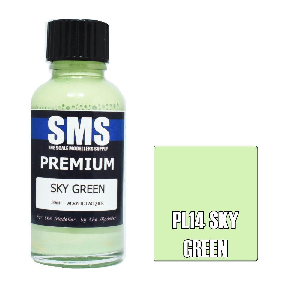 SMS Premium Sky Green Acrylic Lacquer 30ml