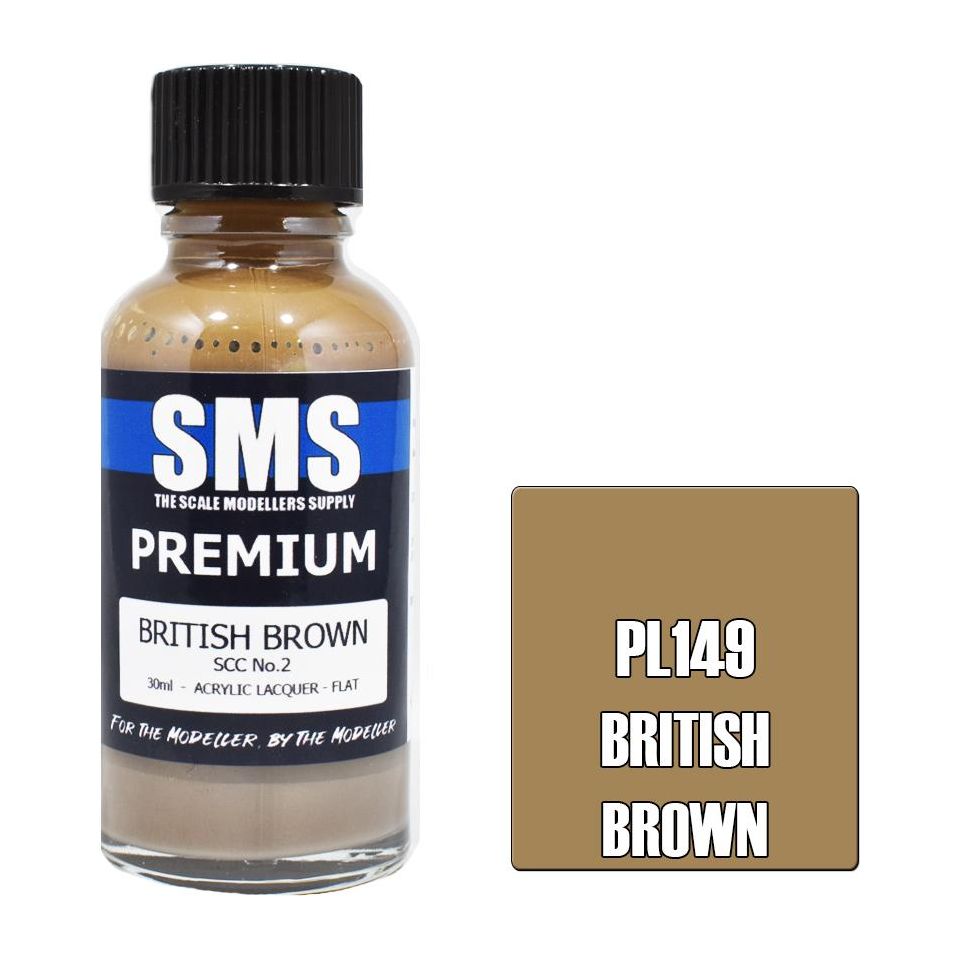 SMS Premium SCC No.2 Brown Acrylic Lacquer 30ml