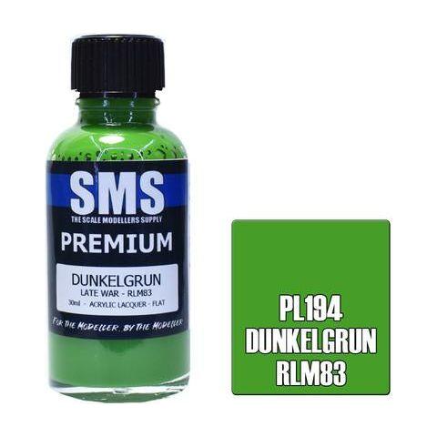 SMS Premium Dunkelgrun RLM83 Late War Acrylic Lacquer 30ml