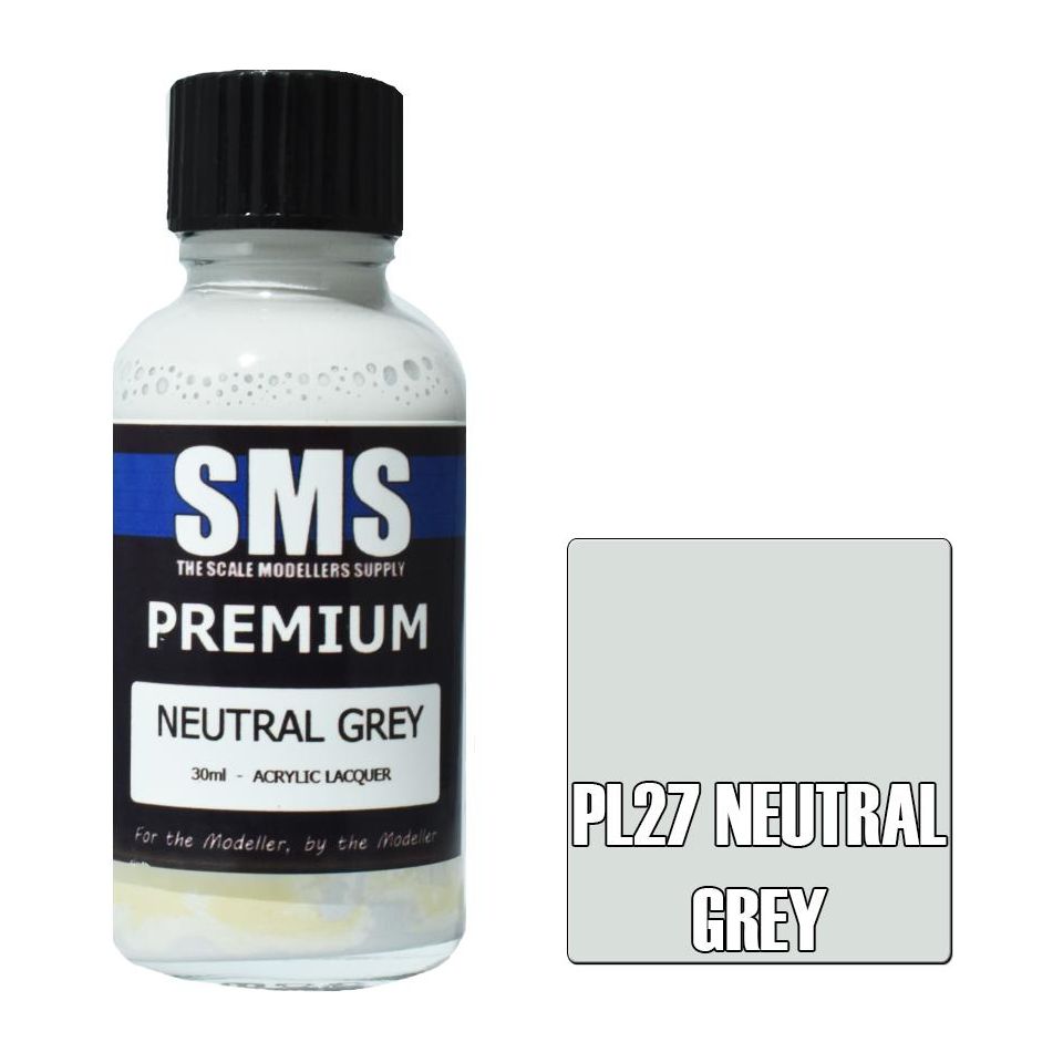 SMS Premium Neutral Grey Acrylic Lacquer 30ml