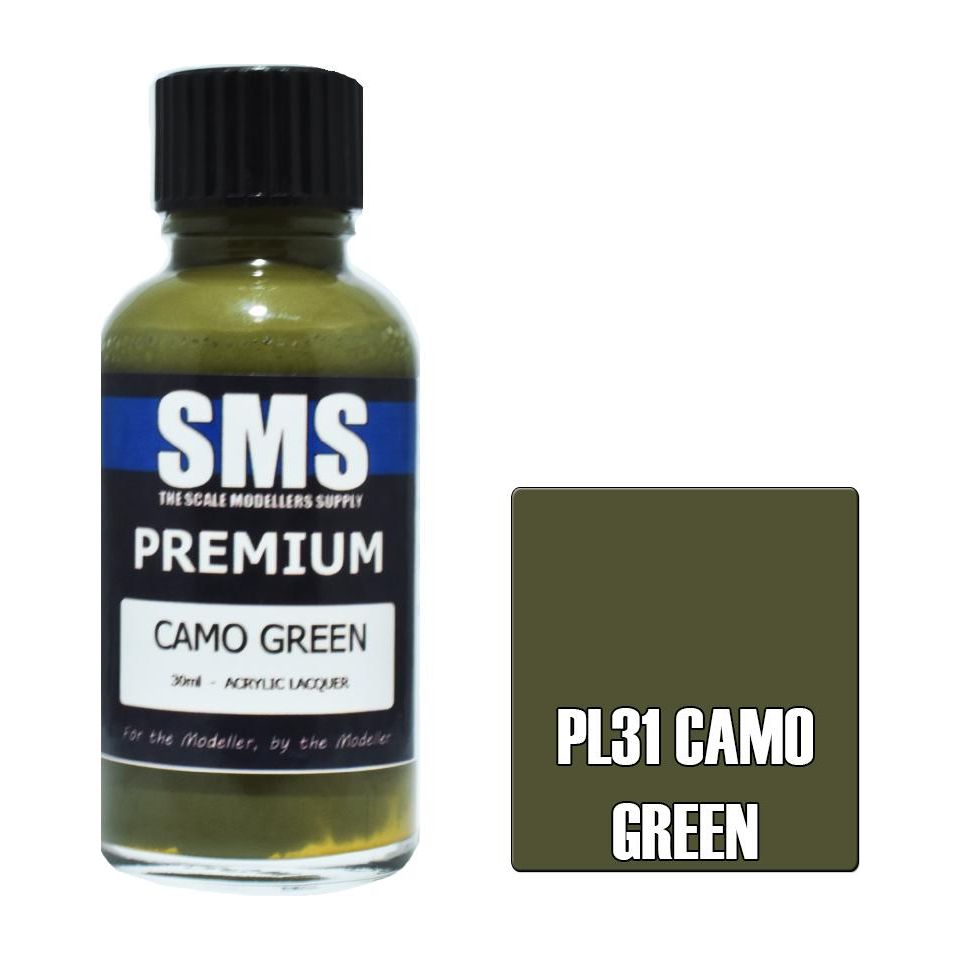 SMS Premium Camo Green Acrylic Lacquer 30ml