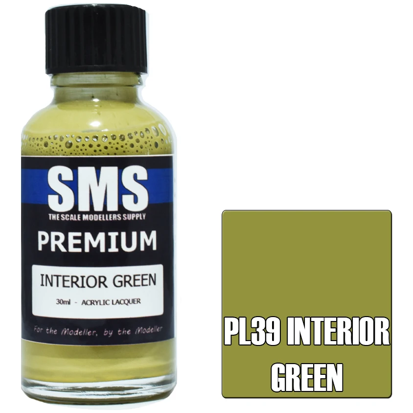 SMS Premium Interior Green Acrylic Lacquer 30ml