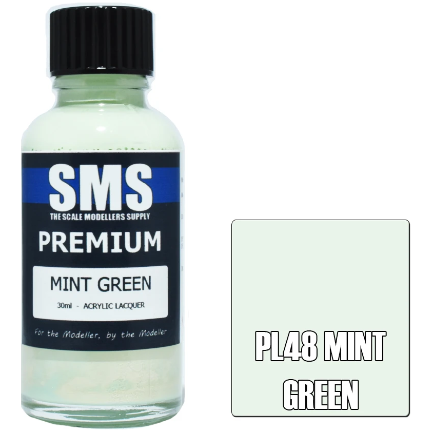 SMS Premium Mint Green Acrylic Lacquer 30ml