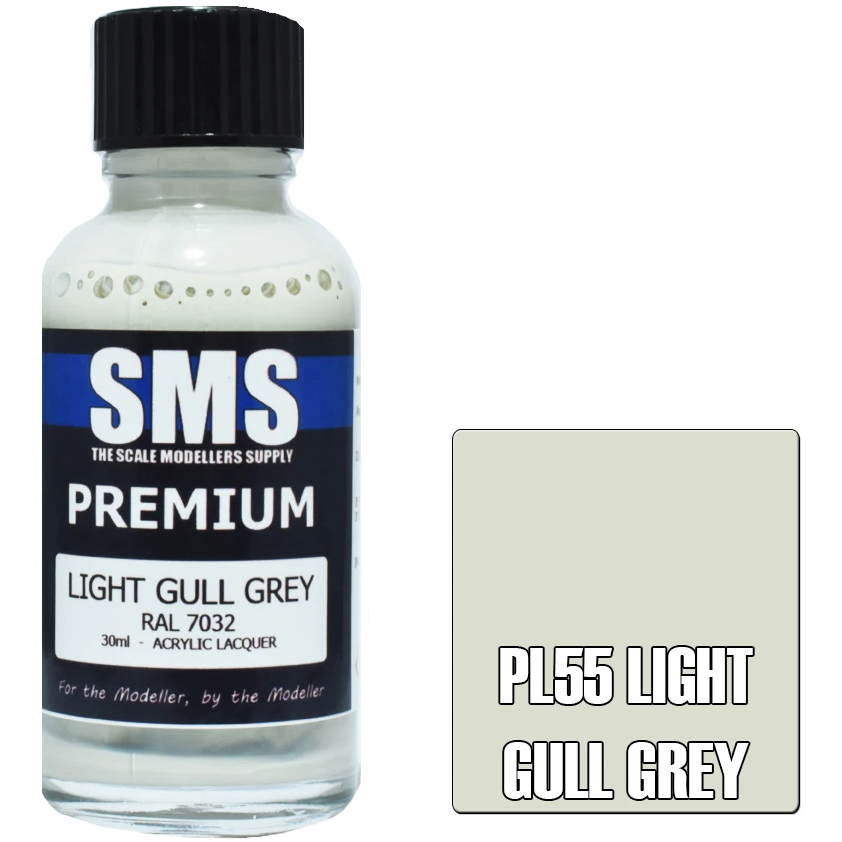 SMS Premium Light Gull Grey Acrylic Lacquer 30ml