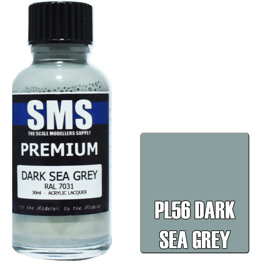 SMS Premium Deep Sea Grey Acrylic Lacquer 30ml