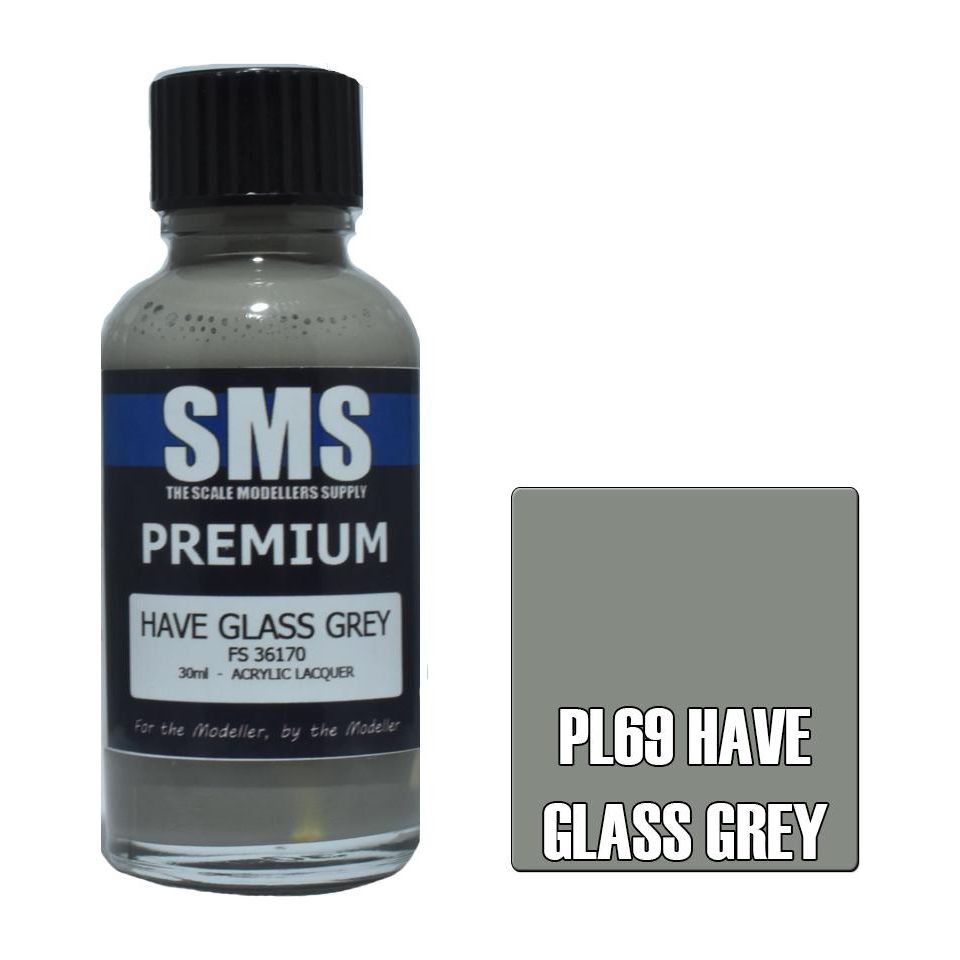 SMS Premium Have Glass Grey Acrylic Lacquer 30ml