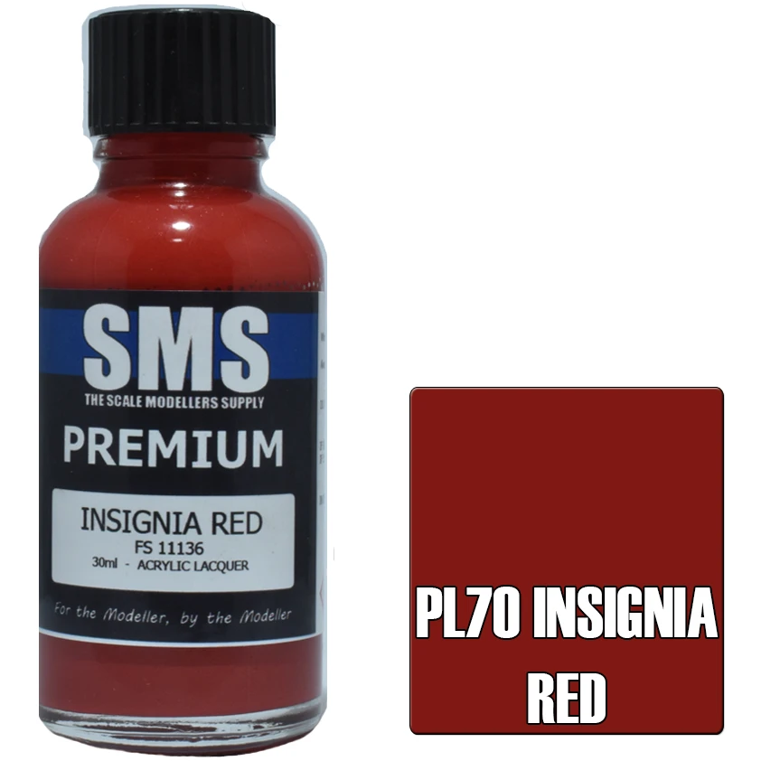 SMS Premium Insigna Red Acrylic Lacquer 30ml