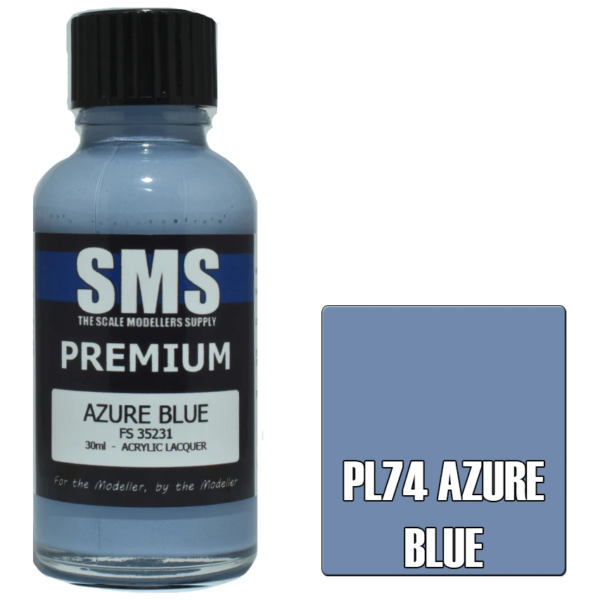 SMS Premium Azure Blue Acrylic Lacquer 30ml