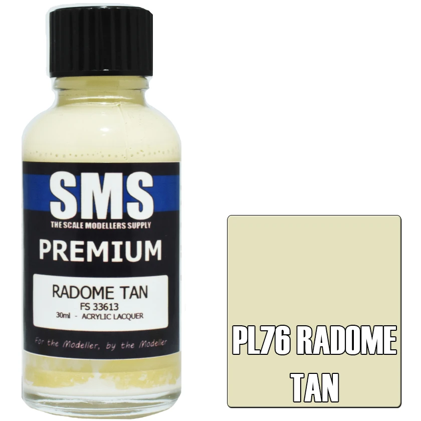 SMS Premium Radome Tan Acrylic Lacquer 30ml