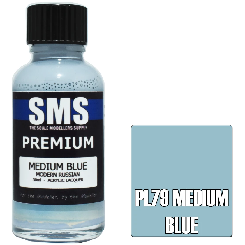 SMS Premium Medium Blue Acrylic Lacquer 30ml