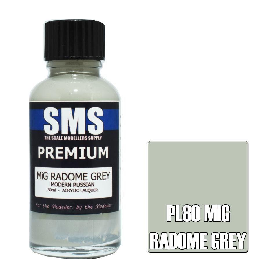 SMS Premium MiG Radome Grey Acrylic Lacquer 30ml