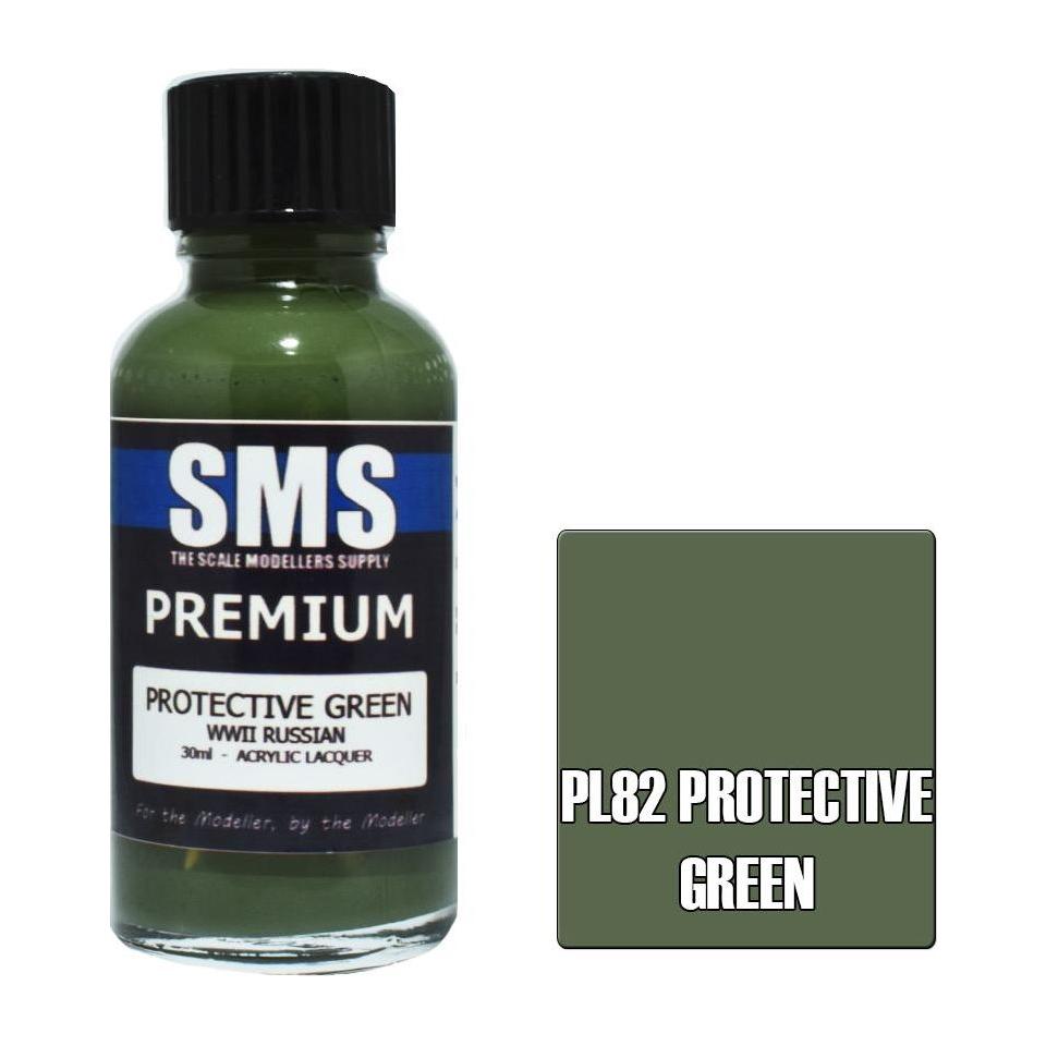 SMS Premium Protective Green Acrylic Lacquer 30ml