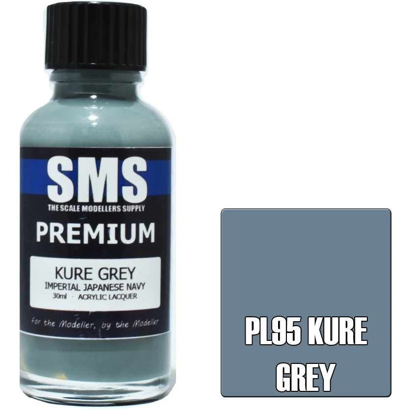 SMS Premium Kure Grey (IJN) Acrylic Lacquer 30ml