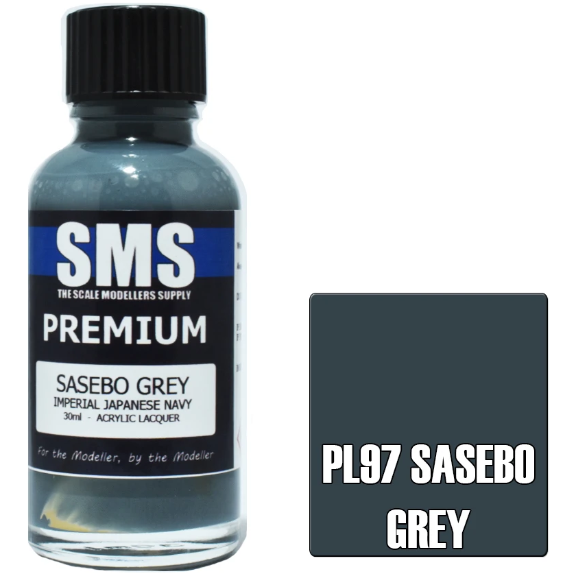 SMS Premium Sasebo Grey (IJN) Acrylic Lacquer 30ml