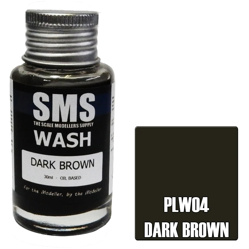 SMS Wash Dark Brown Oil Based 30ml