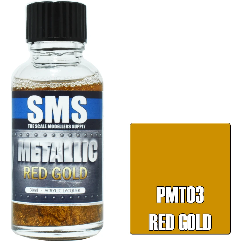 SMS Premium Metallic Red Gold 30ml