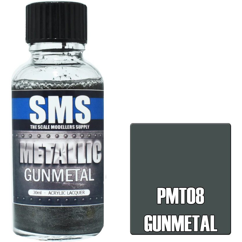 SMS Premium Metallic Gunmetal 30ml