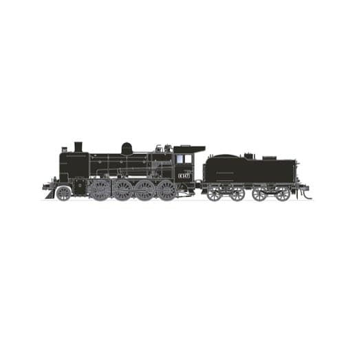 PHOENIX REPRODUCTIONS HO Victorian Railways K Class K147 Spoked Wheels, Welded Tender DCC Sound