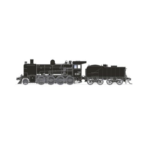 PHOENIX REPRODUCTIONS HO Victorian Railways K Class K163 Black Spoked Wheels, Riveted Tender