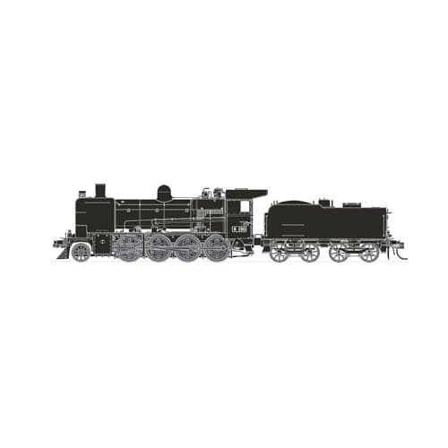 PHOENIX REPRODUCTIONS HO Victorian Railways K Class K190 Black Boxpok Wheels, Welded Tender