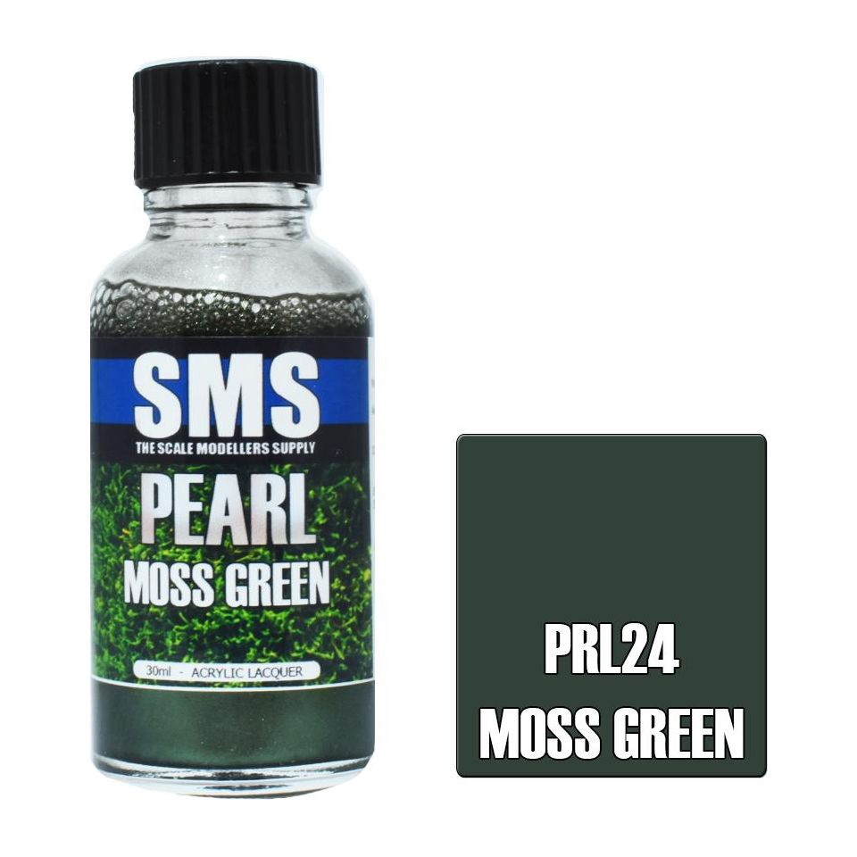 SMS Pearl Acrylic Lacquer Moss Green 30ml