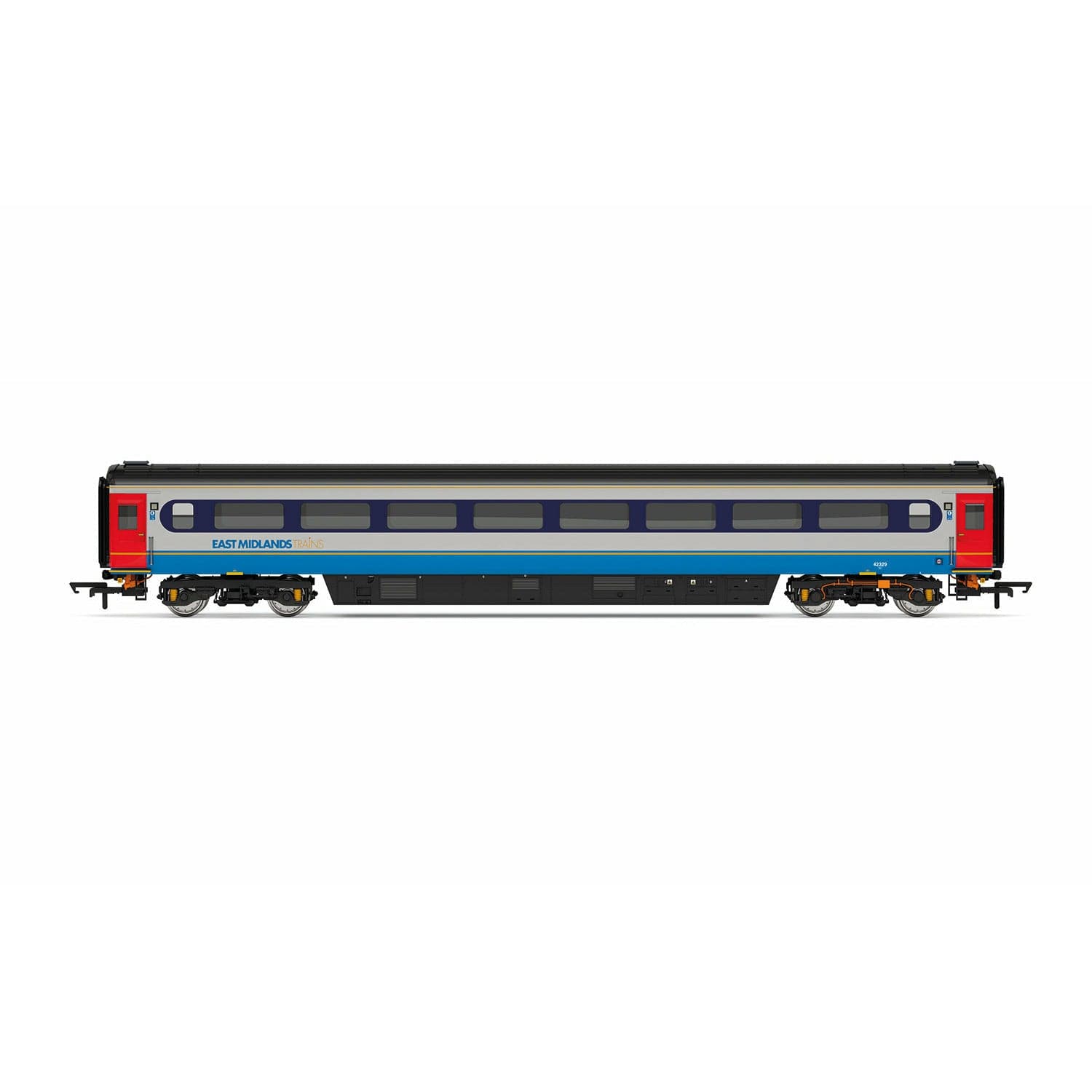 HORNBY OO East Midlands Mk3 Coach Trailer Standard (TS) 42329 - Era 10