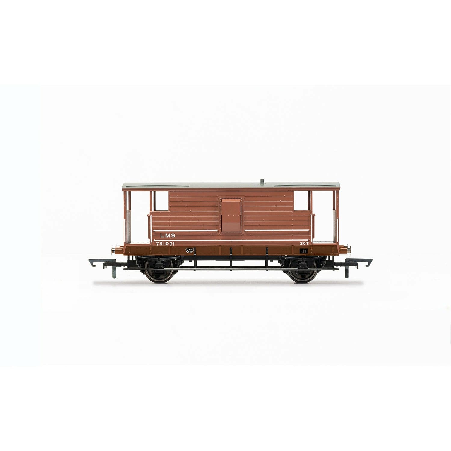 HORNBY OO 20T Brake Van, LMS - Era 2